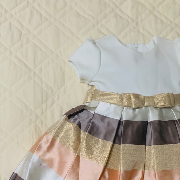 FORMAL BABY DRESS. SIZE 18M. BY BONNIE BABY. - Picture 6 of 16